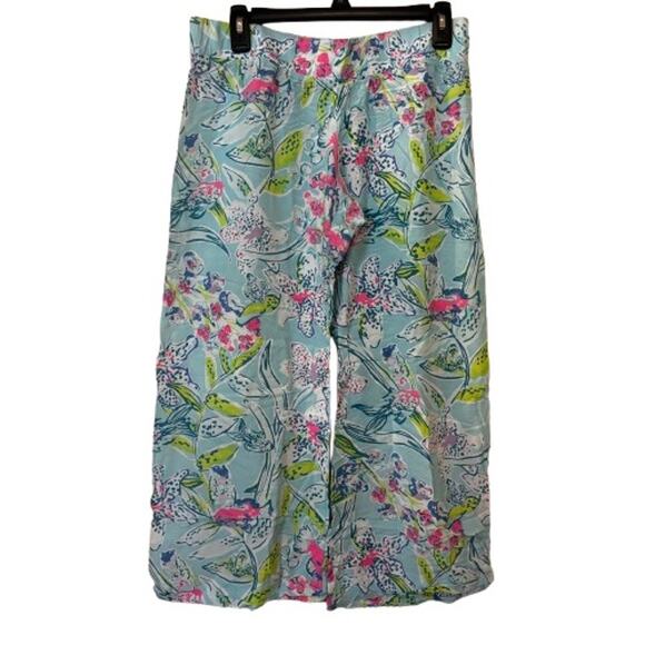 Ladies Lilly Pulitzer Bal Harbour Palazzo Pants Sz M - Picture 1 of 3